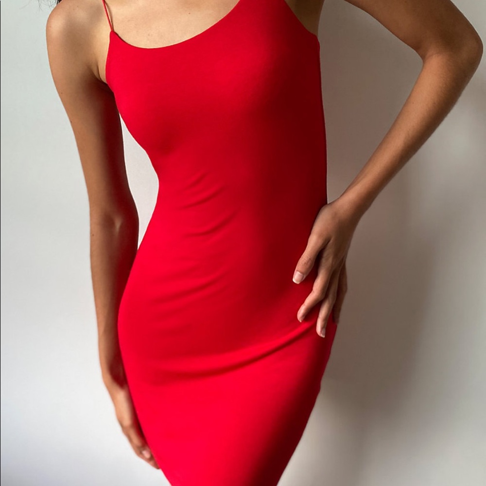 Aritzia Wilfred Free Red Tiny Dress